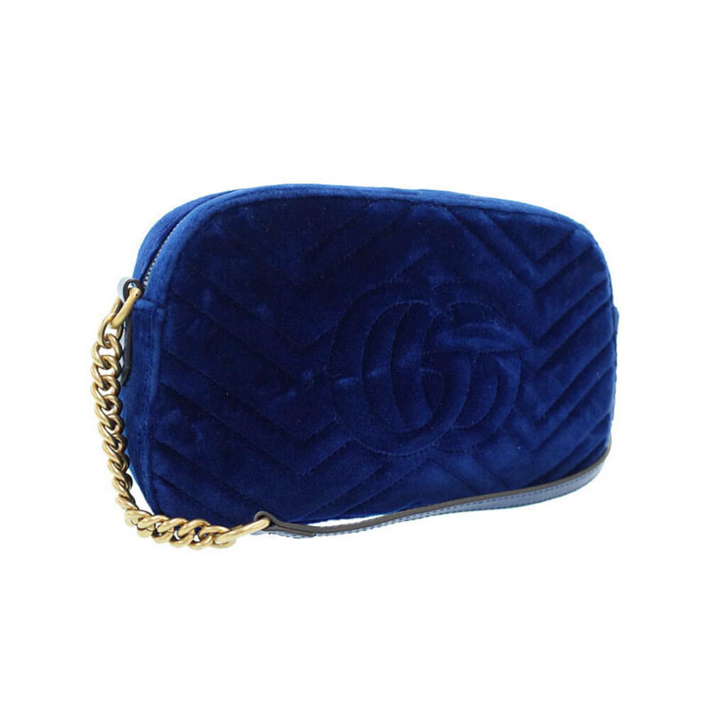 Gucci Marmont Shoulder GG Bag Velvet